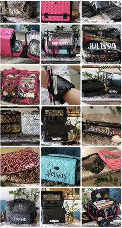 MAKE UP CASES GIFT BEAUTY BOX ROLLING HARD SOFT CASE STORAGE MUA HAIR BARBER NAIL TECH SPA ORGANIZER   PRICE ON LISTING FOR ITEM IN FIRST PICTURE LIST