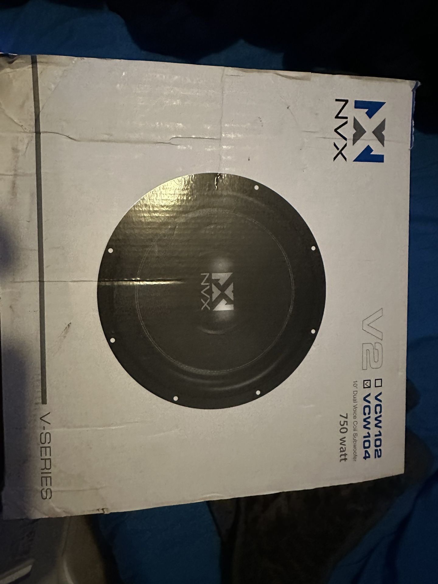 NVX VCW104 10" 750W Peak Subwoofer
