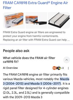 Gram air filter