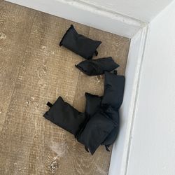 Assortment of weights and ankle weights