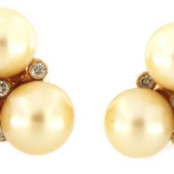 Women Earrings 18kt Yellow Gold 