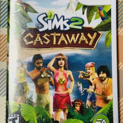 The Sims 2: Castaway Nintendo Wii Game Complete With Manual Tested/Working