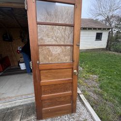 Vintage 6-panel 30” Wide Solid Wood Door