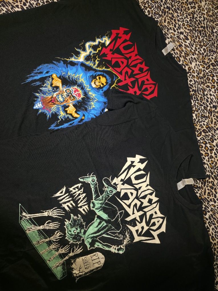 Two Municipal Waste Band T-Shirts