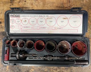 RIGID Combination Hole Saw Kit
