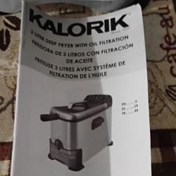 Kalorik Deep Fryer 3.2 Brand New