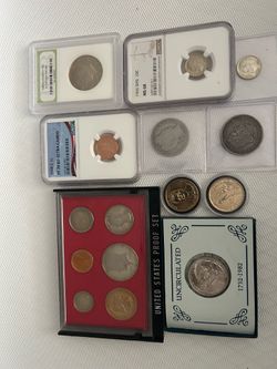 Coin Collection Lot – Graded Coins, Silver, Proof Sets & Collectibles