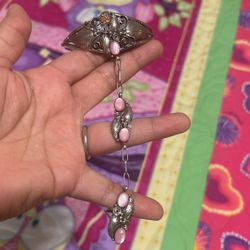 vintage silver bracelet ring size 4.5