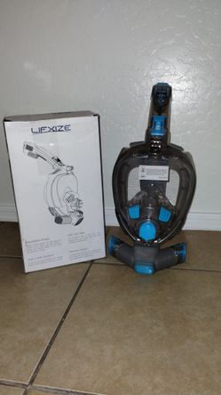 LIFXIZE Free Breathing 180° Snorkel Mask