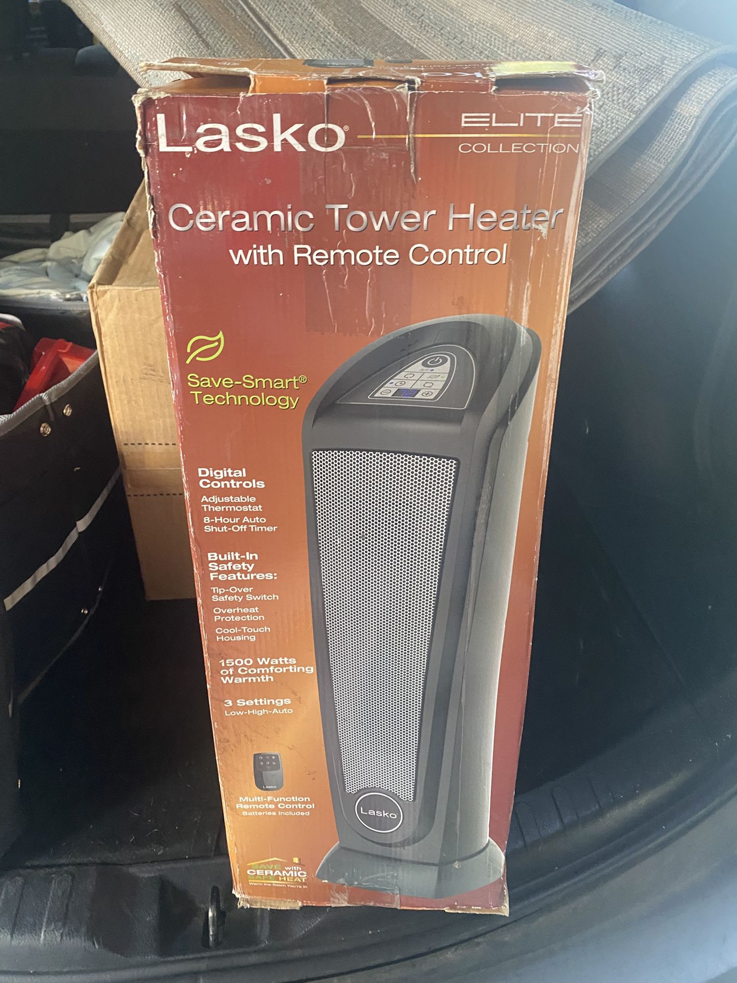 Lasko Ceramic Tower Heater Elite Collection