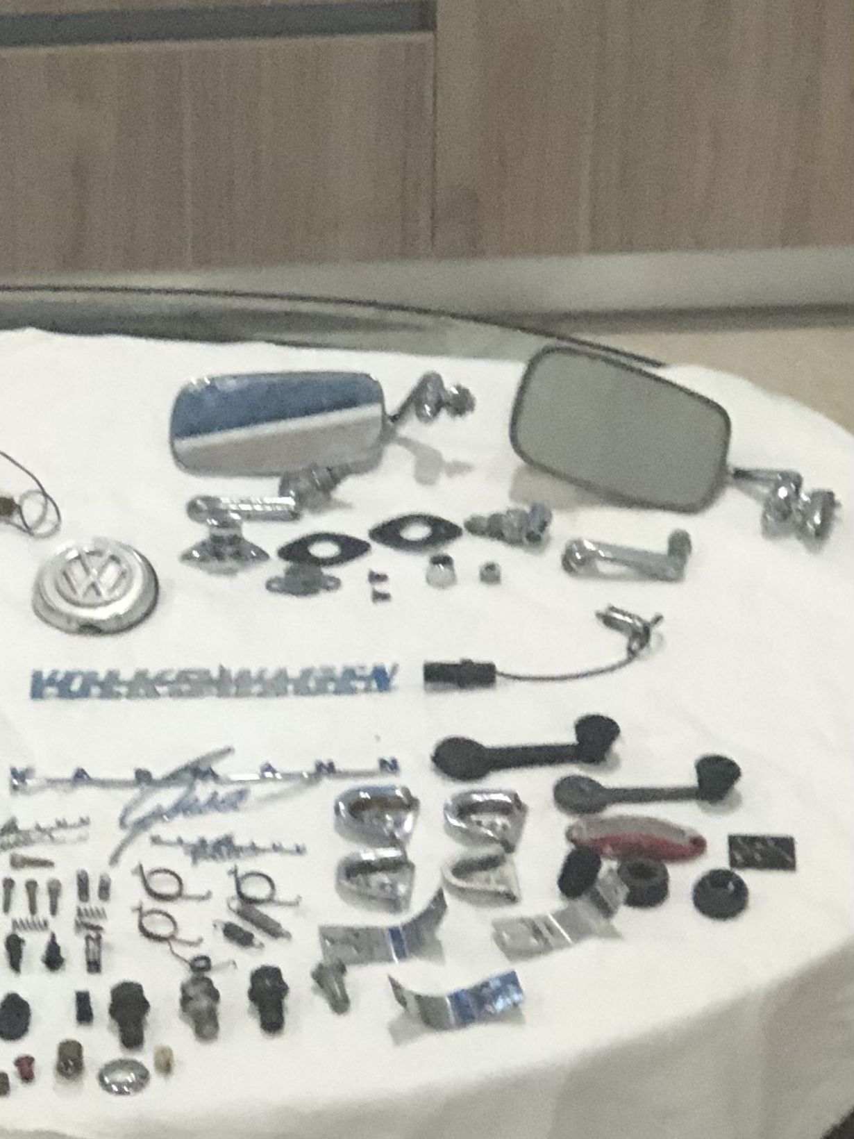 CLASSIC VW PARTS for Karmann GHIA, Beetle, BUG, BUS and other Models. Original OEM. Vintage, Old. Hard To Find Parts. Volkswagen.