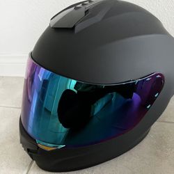Helmet Black Color Visor New Dot