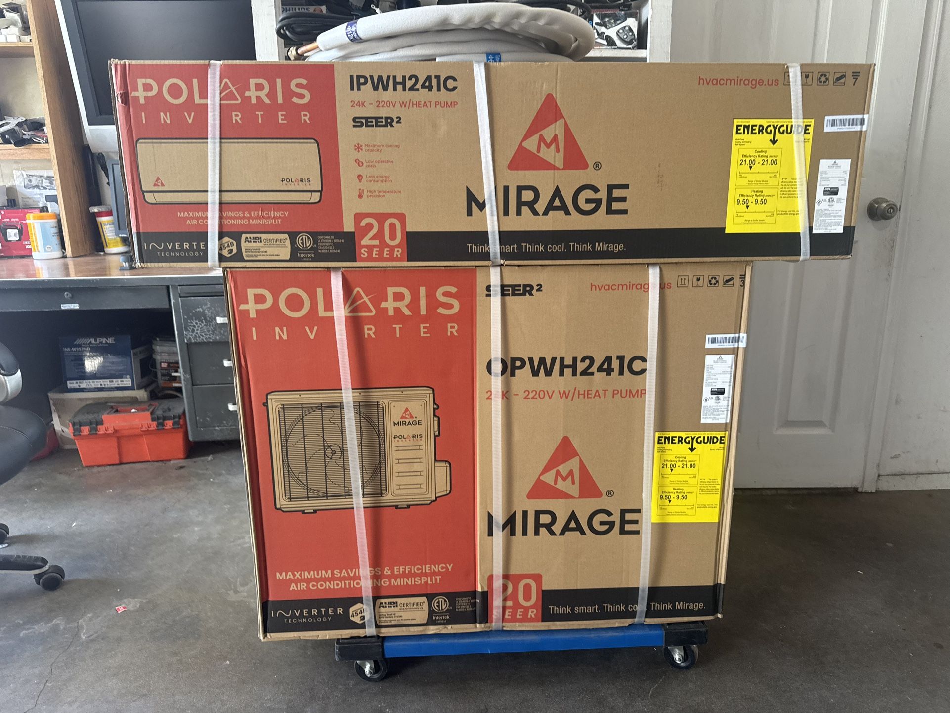 18000 Btu Mini Split Air Conditioner & Heater Seer :20 $999 display picture 1