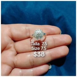 925 Sterling Silver Women's Rings/Anillos De Plata 925 Para Dama