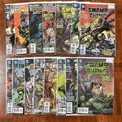 Lot of 19 DC Comics Swamp Thing 2011-2012 Excellent Books Bagged & Boarded
