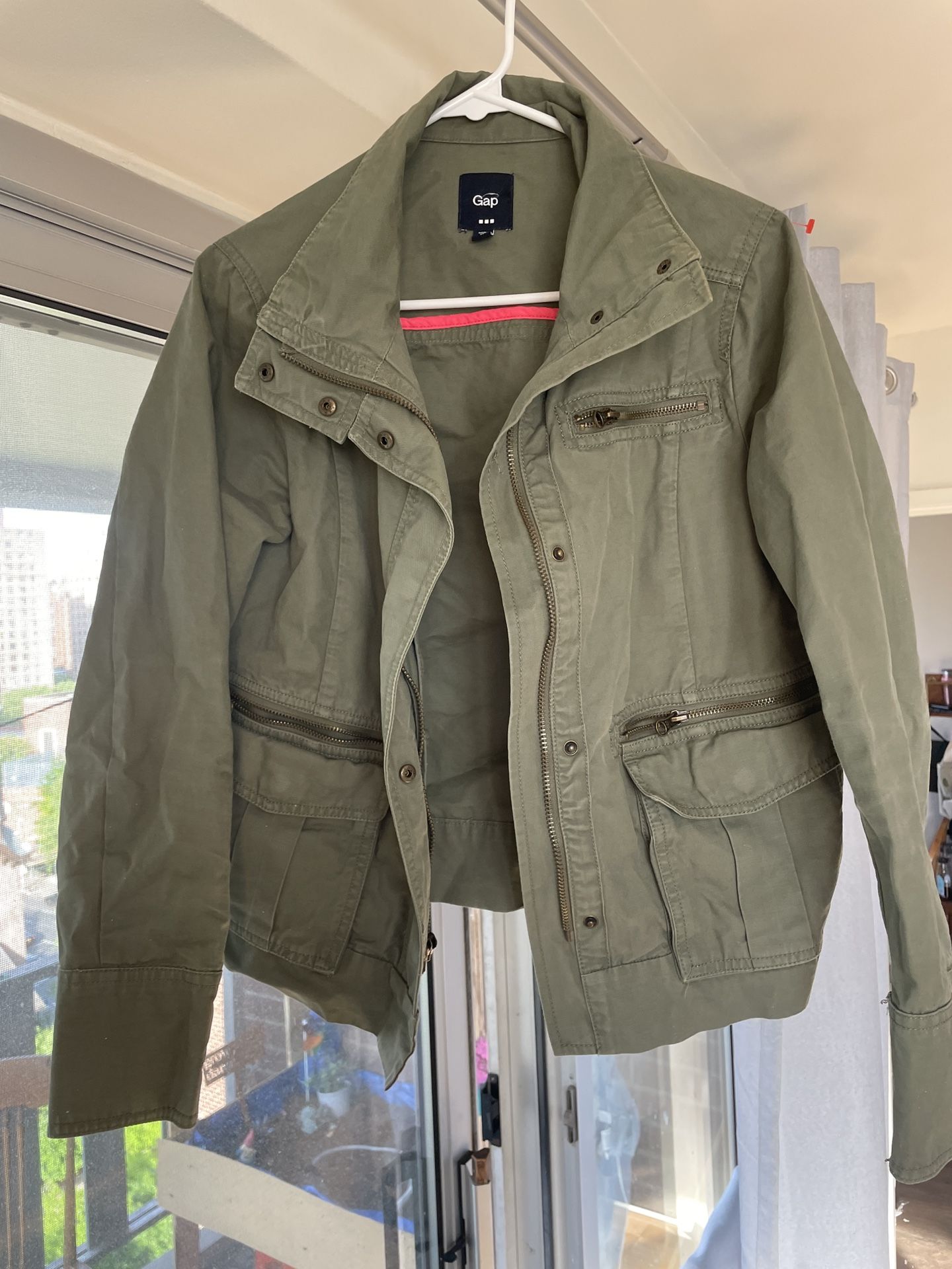 Women’s Jacket , Gap , Army Green , Medium