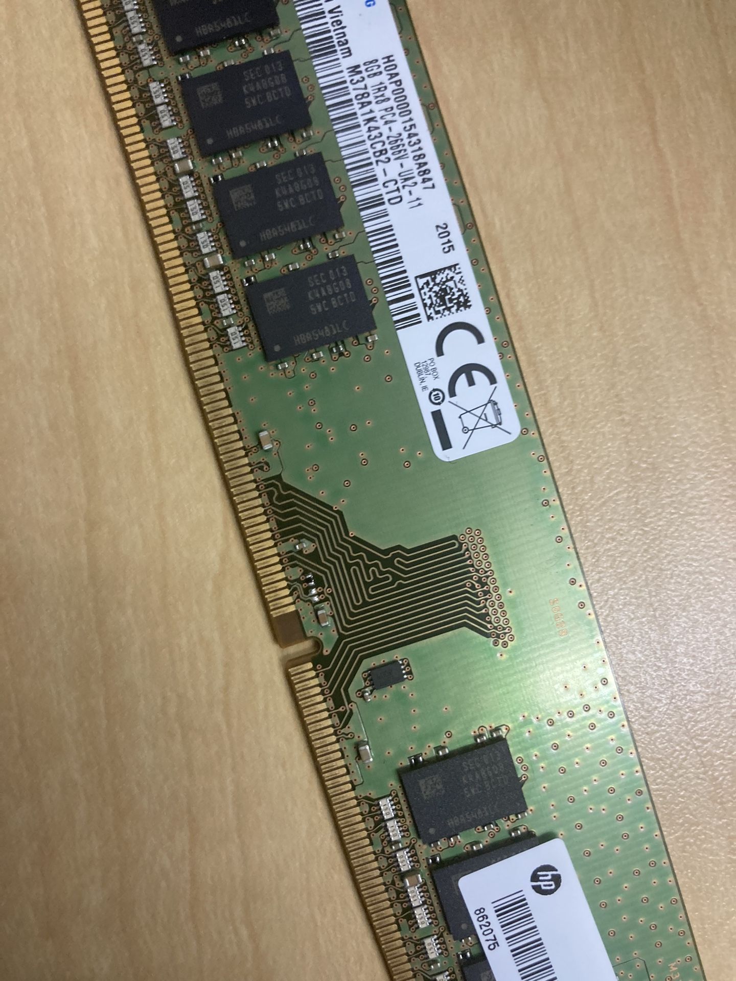 Samsung DDR4 (1x8GB) Desktop Ram 2666Mhz