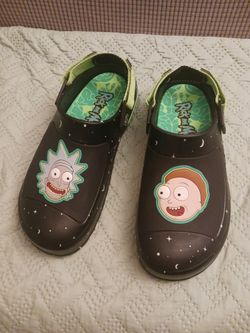 Rick and Morty Crocs Clogs Men's size(12)NEW!!