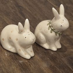 Easter Bunny Salt and Pepper Set