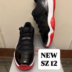 NEW Air Jordan 11 Low “Bred” SZ 12 