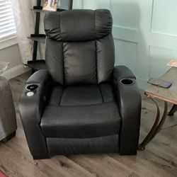 Leather Electric Recliner