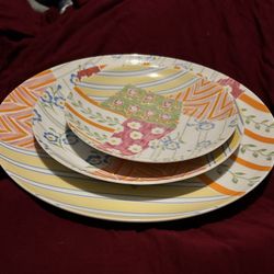 Vintage Plate Set (taste setters Patchwork)