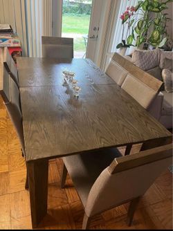 Dining Table Set with 6 Chairs – Value City Furniture