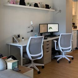 Large IKEA Desk And Chairs 