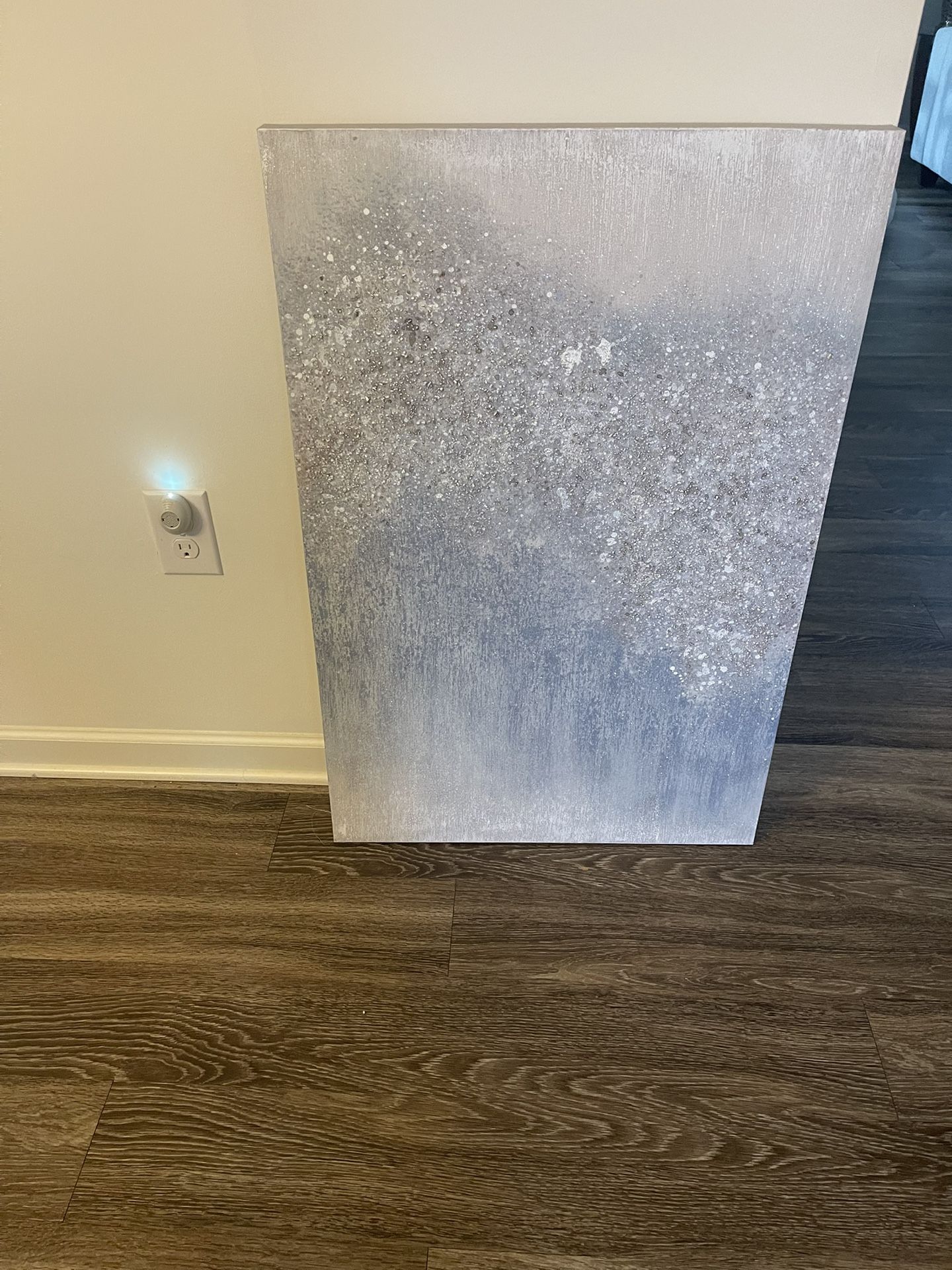 Blue Sparkle Canvas Art - 2 Canvases $10 Each