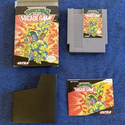 Teenage Mutant Ninja Turtles II The Arcade Game NES