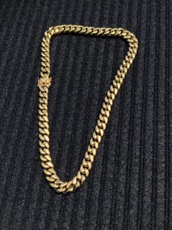 14k gold-plated Cuban Link 12mm Chain