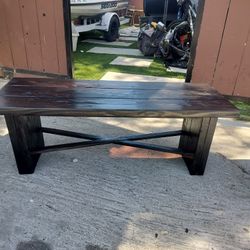 Coffee Table 48"W 18 H  Classic Black 