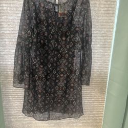NWOT Promode ( French Brand) chiffon mini dress size 6