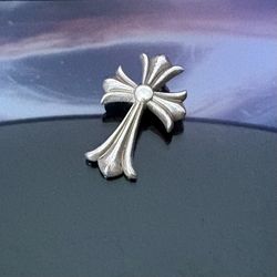 Chrome Hearts Style Silver Cross