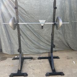 Weight      /. Bar / Bench Rack.            110 Dollars 