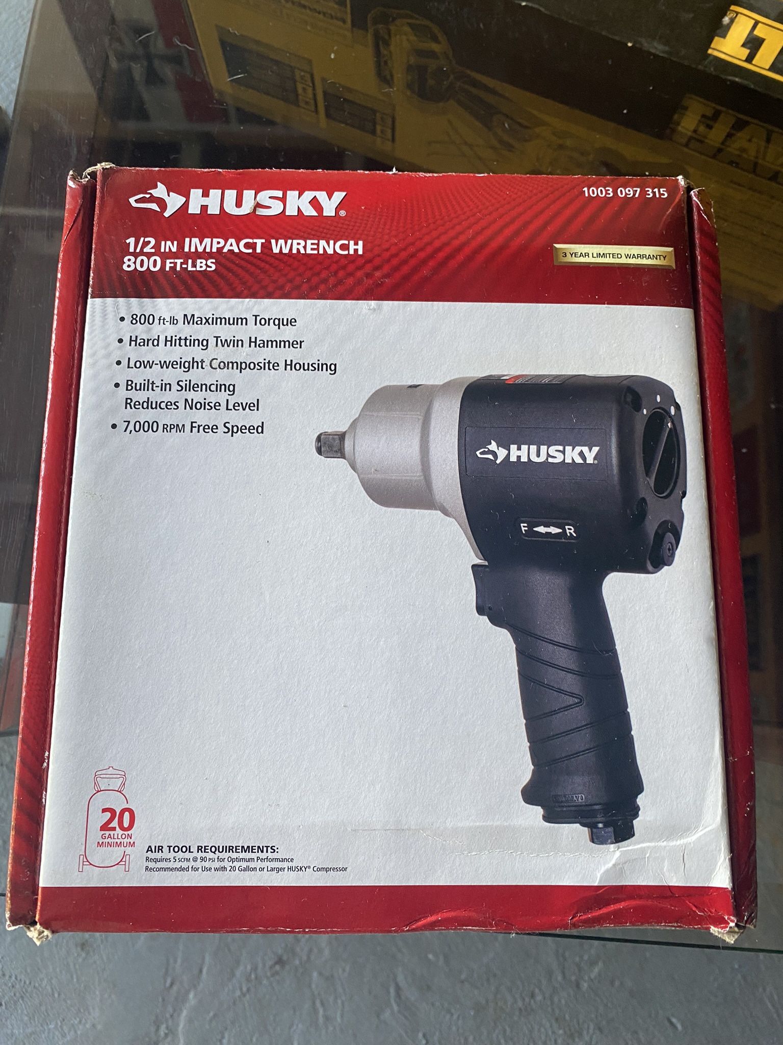 Husky Impact Wrench Air Compressor New Husky 1/2 Air Impact Wrench