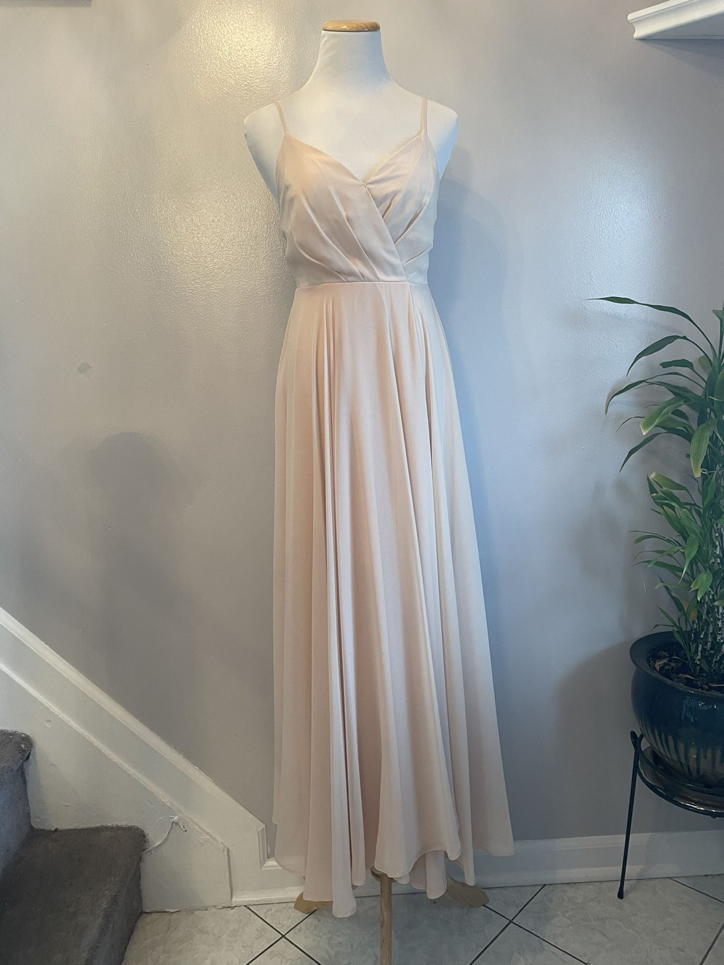 Lulus All About Love Blush Pink Maxi Dress