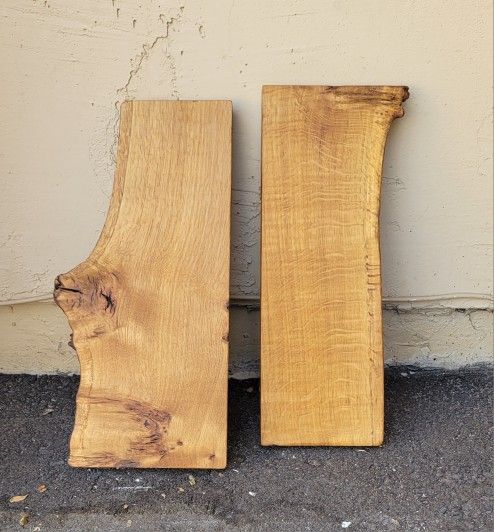 Floating Shelves- Live Edge