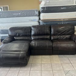 Power Recliner, Leather Sectional🚨🚨 We Deliver🚨🚨