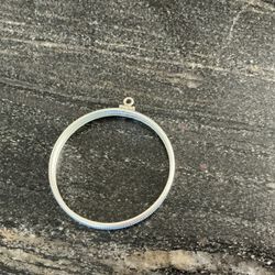 Silver Bezel For A Morgan Dollar Coin