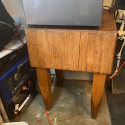 Butcher Block Table 