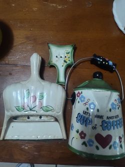 Vintage Floral Kitchen Decor Set | Retro Collectible | $25 OBO
