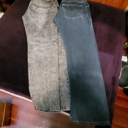 Men's 28 X 28 Boot Leg Jeans 2 Bundle
