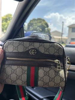 Gucci , New Purse , Brown/red/green/gold.