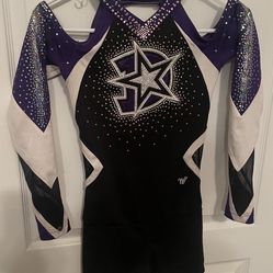 Varsity Dance Cheerleader Bodysuit Pageant Costume XS