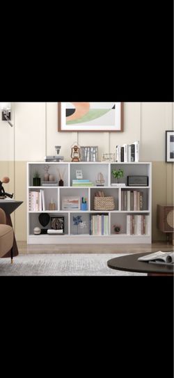 NEW IN BOX – FUFU&GAGA White 10-Cubby Bookcase / Storage Shelf