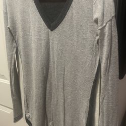 2 Tone Grey Sweater 