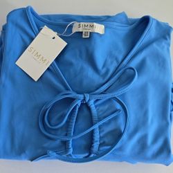 SIMMI London Women Cut Out Dress Blue