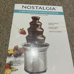 4 Tier Chocolate Fondue fountain