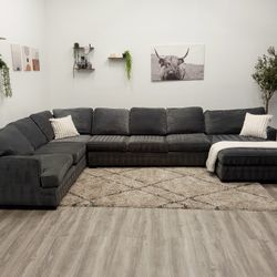 Gray Sectional Pullout Bed Couch